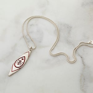 Qayaq Necklace Red