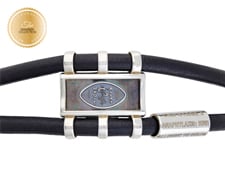 [I2301] Designer Collection - Claude Abittan - Comfort Bracelet Antique Silver