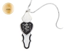 [I2312] Designer Collection - Mathew Nuqingaq - Amauti Necklace Black