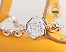 [I2330] Designer Collection - Corrine Anestopoulos - BIKO Ava Chain Bracelet: Rhodium Plate