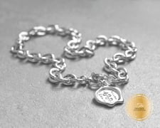 [I2335] Designer Collection – Corrine Anestopoulos – Ava Necklace in Rhodium Plated