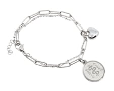 [I770] The Stainless Steel Collection - Layered Links Heart