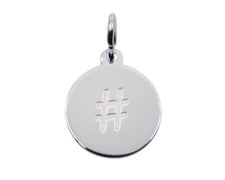 [I1202] Hashtag (Pound Symbol) Charm