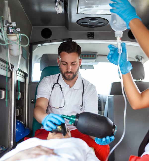 ambulance scene