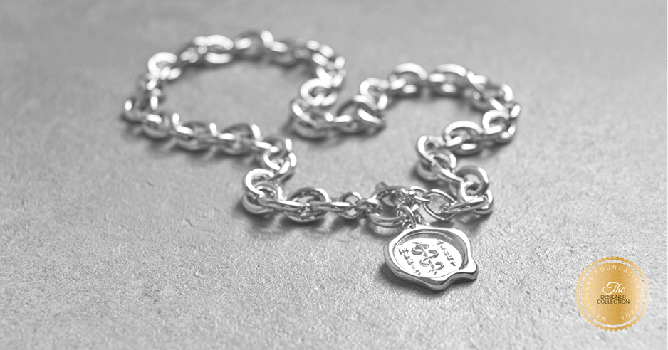 [I2335] Designer Collection – Corrine Anestopoulos – Ava Necklace in Rhodium Plated