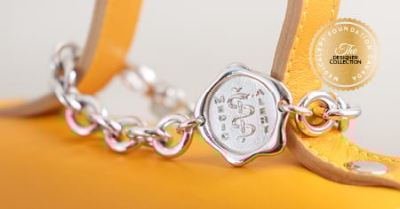 [I2330] Designer Collection - Corrine Anestopoulos - BIKO Ava Chain Bracelet: Rhodium Plate