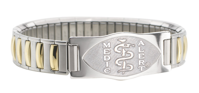 [I406] The Sterling Collection - Designer Stretch - Silver/Gold Plate