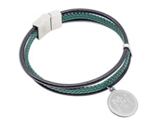 [I776] The Leather Collection - MultiMix Braided Band