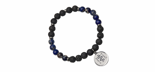 [I710] The Bead Collection - Lava/Lapis Healing Stone