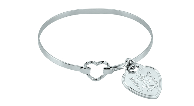 [I4626] The Sterling Collection - My Heart Hooked Bangle