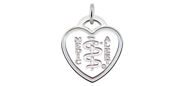 [I4515] The Sterling Collection - My Heart - Medallion Only