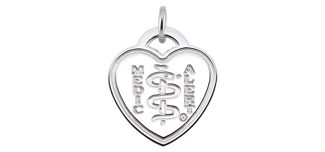 [I4515] The Sterling Collection - My Heart - Medallion Only