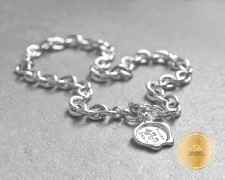 [I2335-19] Designer Collection – Corrine Anestopoulos – Ava Necklace in Rhodium Plated