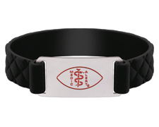 [I370-7] Diamond Active Band - Black/Silver 