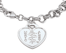 [I4627-5.5] The Sterling Collection - My Heart Cable
