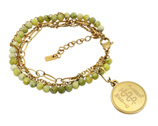 [I771-1] The Bead Collection - Golden Iolite Layers