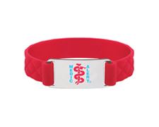 [IAP379-1] Autism Collection - Diamond Active Band - Red