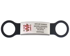 Medical alert shoe best sale tag